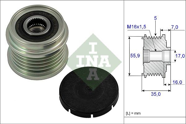 WILMINK GROUP Механизм свободного хода генератора WG1253590